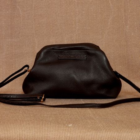 Handmade Ganache Clutches Leather Minimalist Versatile